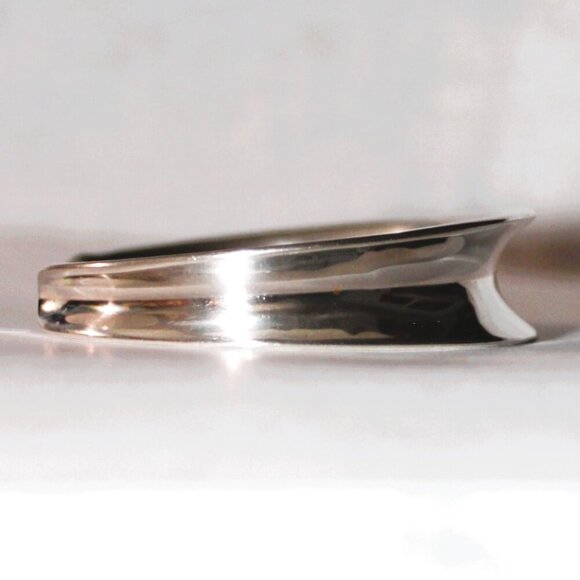 Sterling Silver Robert Lee Morris Modern Cuff Bracelet 32 Grams - Picture 5 of 7